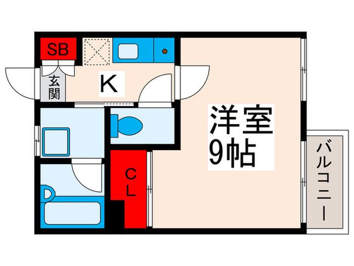 第三吉澤ビル(1K/4階)の間取り写真