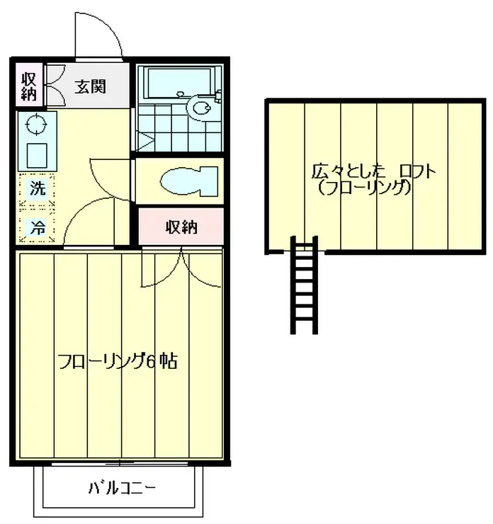 第2小金井サニーハイツ 2階階 間取り