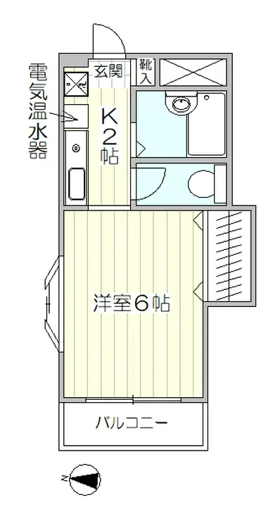 石坂ゼフィール 4階階 間取り