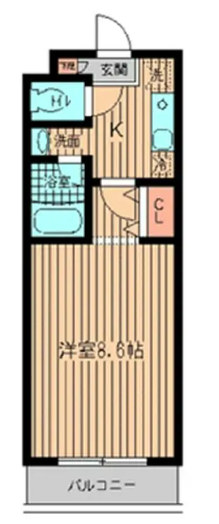 サンライトM東小金井 1階階 間取り