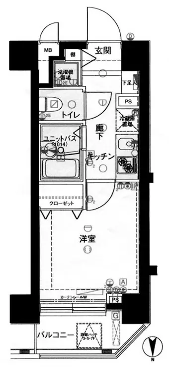 メインステージ恵比寿東 2階階 間取り