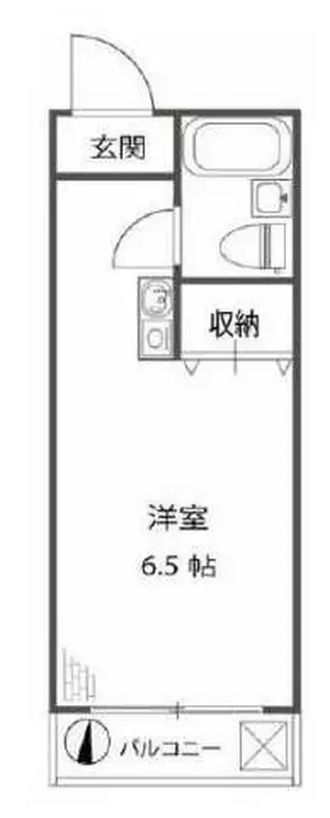 本郷フタキサンハイツ 1階階 間取り