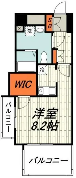 ハックベリーヒルズ 2階階 間取り