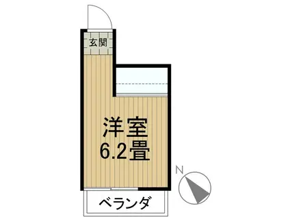 アミンズ聖蹟桜ヶ丘(ワンルーム/3階)の間取り写真