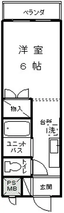 セントラルハイツ綱島 1階階 間取り