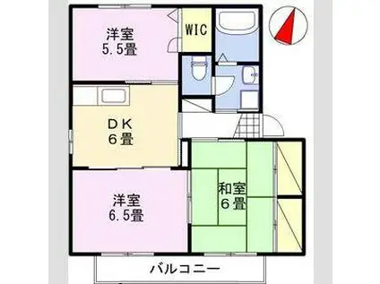 アンナプルナ(3DK/2階)の間取り写真