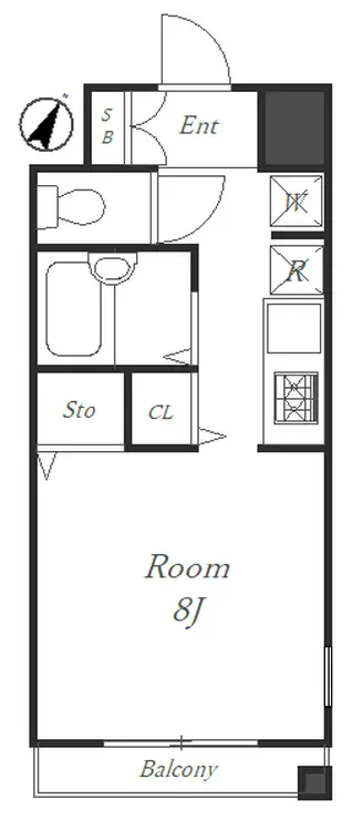 フレンズモール 6階階 間取り