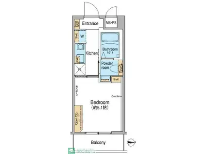 FUU OIMACHI BY LATIERRA(1K/2階)の間取り写真