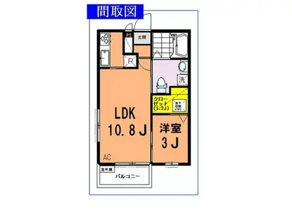 アミティエー中和泉1丁目-(1LDK/1階)の間取り写真