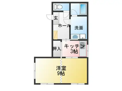 小澤マンション(1K/2階)の間取り写真