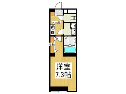 BUENA-MAISON久米川(1K/2階)の間取り写真