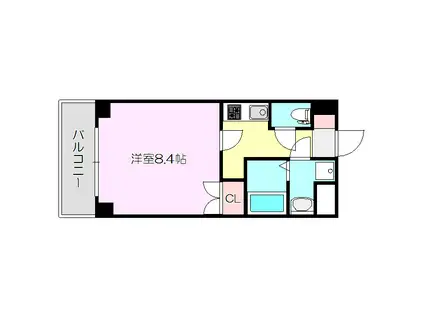 CREATO新大阪SERENITY(1K/5階)の間取り写真