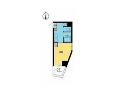 スカイコート高田馬場第3(1K/8階)の間取り写真