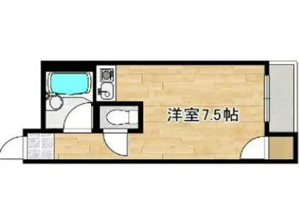 サンロイヤル柴島パートI(ワンルーム/1階)の間取り写真