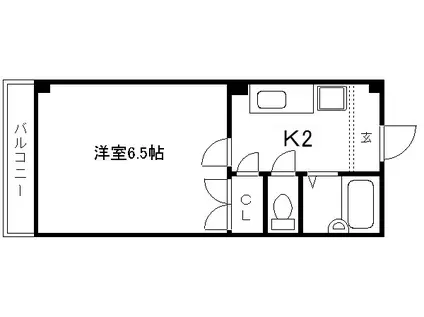 シャンペトル(3LDK/4階)の間取り写真