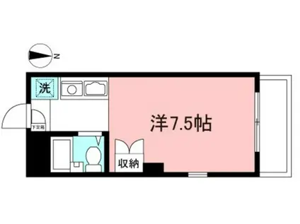 アーバンコート田村(1K/3階)の間取り写真