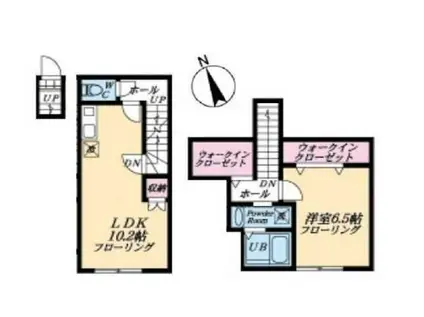マイレジデンス鷺宮(1LDK/2階)の間取り写真