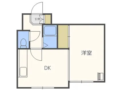 リリアムコート宮の森(1DK/3階)の間取り写真