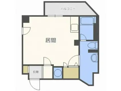 RIOVISTA(ワンルーム/3階)の間取り写真