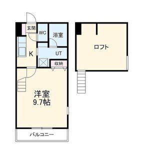IN STYLE DAIDO-CHO(1K/2階)の間取り写真