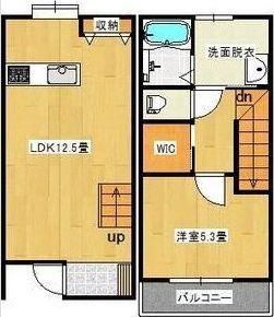 OPT13(1LDK/1階)の間取り写真