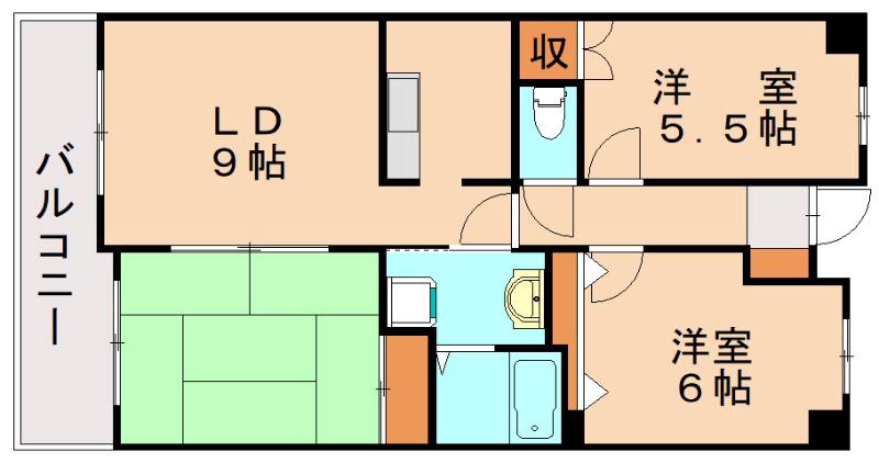 ハーモナイズ361(3LDK/3階)の間取り写真