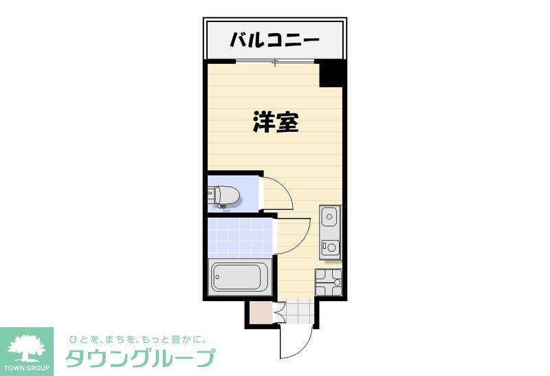 アドバンス東習志野(ワンルーム/3階)の間取り写真