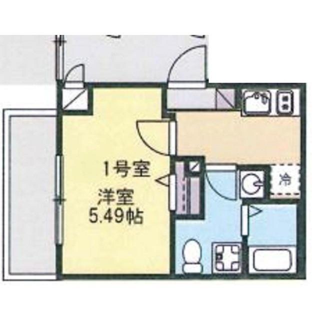EAU・CLAIR MITSUZAWA(1K/4階)の間取り写真