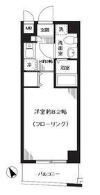 パディホームズ一口坂(1K/3階)の間取り写真