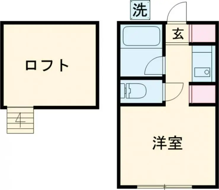 エクセランス小金井 1階階 間取り