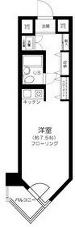 朝日プラザ東池袋 2階階 間取り