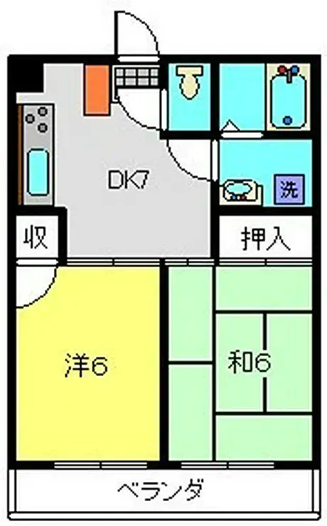 浜屋センタービル 4階階 間取り