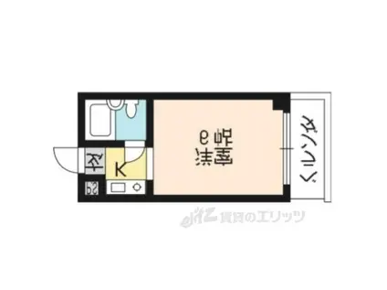アバンティ吉祥院(1K/4階)の間取り写真
