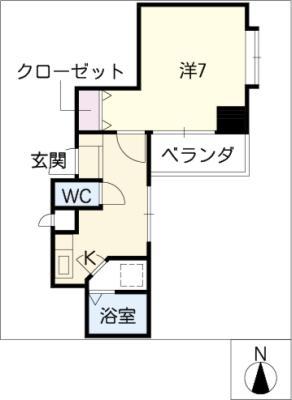 ソフィア(1K/5階)の間取り写真