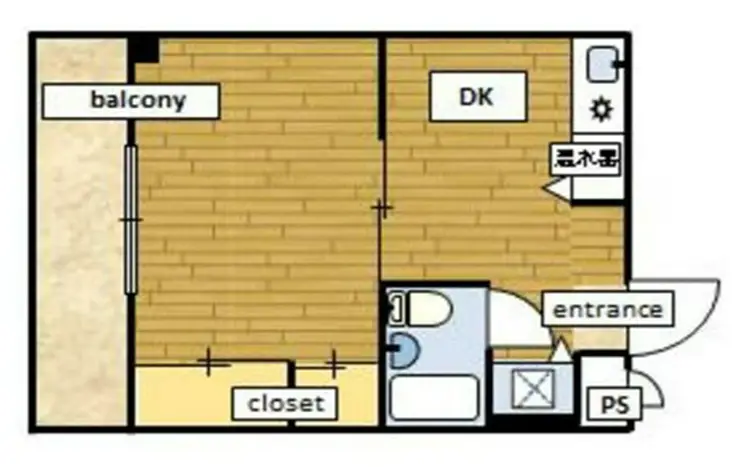志陽ハイツK&I 5階階 間取り