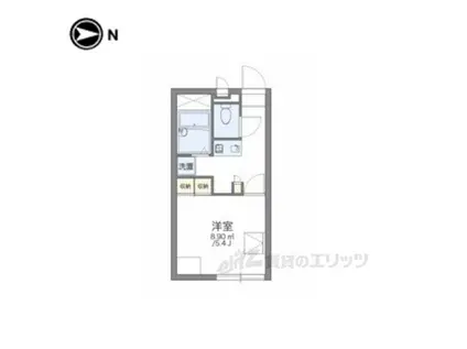 レオパレスドリーム田中21(1K/1階)の間取り写真