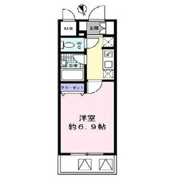 N’sコート139REX新橋 11階階 間取り