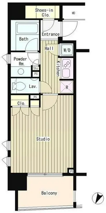 コクヨーレ日本橋 7階階 間取り