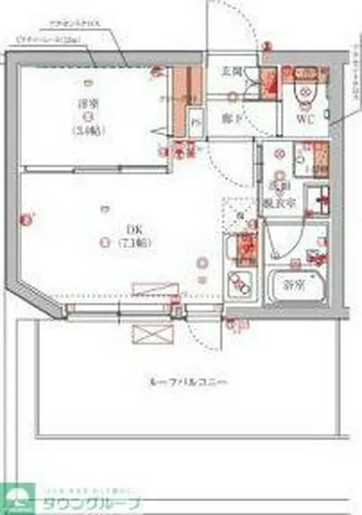ハーモニーレジデンス池袋ウエスト 5階階 間取り