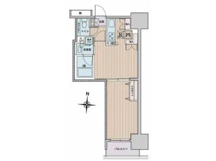 エスティメゾン錦糸町2エスティメゾン錦糸町II(1DK/6階)の間取り写真