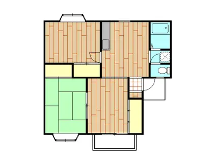 アドニス(3DK/2階)の間取り写真