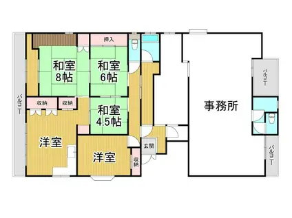 スインスィアフナコシ(4SLDK/3階)の間取り写真