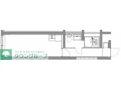 GENOVIA大山(ワンルーム/4階)の間取り写真