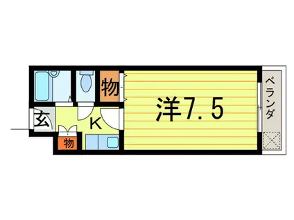 JUNO雅(1K/3階)の間取り写真