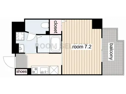 LIVECASA金山(1K/5階)の間取り写真