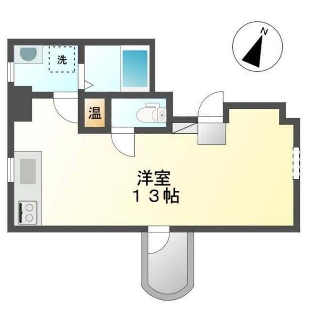 プチリヴェール昭和町(ワンルーム/6階)の間取り写真