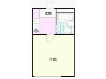 アルページュ上石神井I(1K/1階)の間取り写真