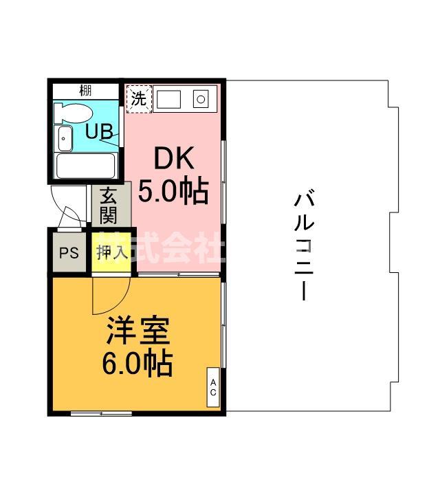 センチュリーロイヤル小阪(1DK/7階)の間取り写真
