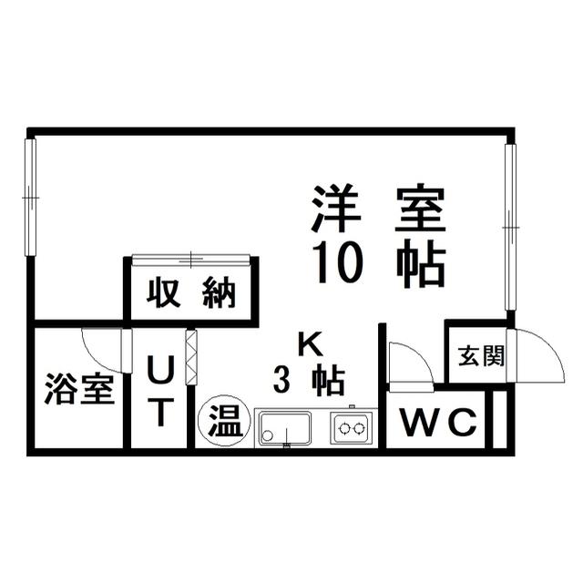 YS住吉(1K/1階)の間取り写真