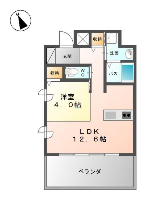 イマイエ・アーバンコネクション(1LDK/5階)の間取り写真
